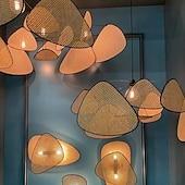abordables Luces colgantes-60/80/100 cm sputnik design lámpara colgante led metal estilo vintage sputnik acabados pintados vintage country 220-240v