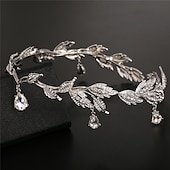baratos Capacete de Casamento-Cristal / Liga Crown Tiaras / Peça para Cabeça com Cristal / Strass 1 PC Casamento / Ocasião Especial Capacete