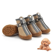 abordables Bottes &amp; Protecteurs de Pattes-2021 nouvelles chaussures de chien chaussures pour animaux de compagnie teddy vip combats français petit chien chiot chaussures imperméables et respirants fabricants résistants à l&#039;usure