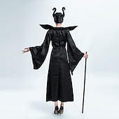 preiswerte Damenkostüme-Cosplay Männlich Kleid Cosplay Kostüm Haloween Figuren Erwachsene Damen Cosplay Halloween Karneval Einfaches Karnevalskostüm