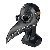 levne Příslušenství a další-Retro Punk a gotika Steampunk Maska Maškarní Morový doktor Pevná barva Pánské Dámské Fantazie Steampunk předvečer Všech svatých Karneval Plesová maškaráda Párty Dospělé Maska Celý rok