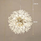 Χαμηλού Κόστους Σχέδιο Sputnik-40/50/55/60 εκ. led μενταγιόν φωτιστικό σπούτνικ σχέδιο υδρόγειο μεταλλικό μοντέρνο στυλ υδρόγειο floral στυλ επιμεταλλωμένο καλλιτεχνικό μοντέρνο 220-240v