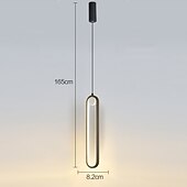 ieftine Lumini pandantive-8,3 cm lumina pandantiv cu design unic, finisaj vopsit din aliaj de aluminiu condus stil nordic 220-240v