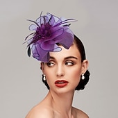 cheap Fascinators-Feather / Net Headbands / Fascinators Kentucky Derby Hat with 1 Piece Wedding / Party / Evening / Tea Party Headpiece