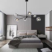 baratos Estilo Sputnik-95 cm pingente sputnik design led luzes de montagem embutida led metal galvanizado acabamentos pintados modernos 220-240v