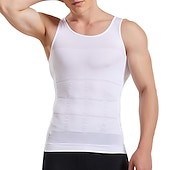 economico Maglie da uomo-Per uomo Gilet d&#039;allenamento Gilet snellente da allenamento a maglia calda Modellatore del corpo Controllo addominale Perdita di peso Allenamento addominali Per Allenamento in Palestra Allenamento