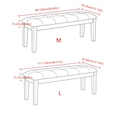 ieftine Cuvertură taburet-acoperire bancă întinsă slipcover elastic scaun canapea catifea alb gri negru mobilier pentru sufragerie bucătărie în aer liber simplu solid moale durabil lavabil