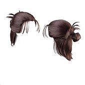 economico Parrucche da festa-Parrucche cosplay capelli gotici anime Eren Jaeger Harajuku marrone scuro parrucche di Halloween