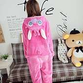 cheap Kigurumi Pajamas-Adults&#039; Animal Cosplay Costume Party Costume Costume Cartoon Blue Monster Onesie Pajamas Kigurumi Pajamas Charm Chic &amp; Modern Funny Costume For Couple&#039;s Women Men Carnival Cartoon