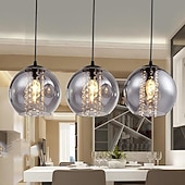 ieftine Lumini insulare-20 cm glob design design unic design pandantiv led metal stil vintage glob electroplacat vopsit finisaje vintage country 220-240v