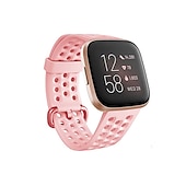 economico Cinturini per orologi Fitbit-Cinturino intelligente per Fitbit Versa 2 / Versa Lite / Versa SE / Versa Silicone Orologio intelligente Cinghia Soffice Traspirante Cinturino sportivo Sostituzione Polsino