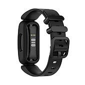 Недорогие Ремешки для часов Fitbit-ремешки для часов, совместимые с трекером fitbit ace 3 для детей, мягкие силиконовые ремешки для аксессуаров, замена ремешков для fitbit ace 3, (без трекера)