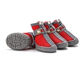 abordables Bottes &amp; Protecteurs de Pattes-2021 nouvelles chaussures de chien chaussures pour animaux de compagnie teddy vip combats français petit chien chiot chaussures imperméables et respirants fabricants résistants à l&#039;usure