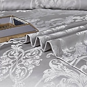 economico Set copripiumino-copripiumino in raso di seta set di biancheria da letto copripiumino con 1 copripiumino o copriletto ， 1 lenzuolo ， 2 federe per matrimoniale / matrimoniale / king (1 federa per doppia / singola)