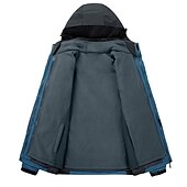 preiswerte Softshell-, Fleece- &amp; Wanderjacken-Herren 3-in-1-Jacken wandern Skijacke Winter Draussen Fleecejacke für Wanderer Winter Draussen warm Wasserdicht Windundurchlässig Abnehmbares Vlies Kapuzenshirt Windbreaker Windjacke Trench Coat