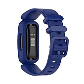 Недорогие Ремешки для часов Fitbit-ремешки для часов, совместимые с трекером fitbit ace 3 для детей, мягкие силиконовые ремешки для аксессуаров, замена ремешков для fitbit ace 3, (без трекера)