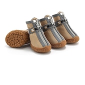 abordables Bottes &amp; Protecteurs de Pattes-2021 nouvelles chaussures de chien chaussures pour animaux de compagnie teddy vip combats français petit chien chiot chaussures imperméables et respirants fabricants résistants à l&#039;usure