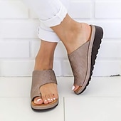 abordables Sandales Décontractées-Sandales à imprimé léopard pour femmes avec talon compensé - élégantes et confortables pour les tenues décontractées d&#039;été