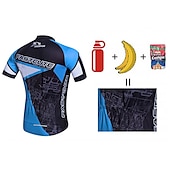 preiswerte Herrenbekleidungs-Sets-21Grams Herren Radtrikot mit Radhose kurz Trägern fahrradbekleidung set Kurzarm MTB Mountain Rennrad Weiß Grün Gelb Modisch Übergröße Fahhrad Sportkleidung 3D-Pad Atmungsaktiv Rasche Trocknung Tasche