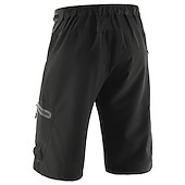 cheap Men&#039;s Shorts, Tights &amp; Pants-Arsuxeo Men&#039;s Cycling MTB Shorts Bike Shorts Bike Shorts Baggy Shorts Relaxed Fit Mountain Bike MTB Road Bike Cycling Sports Breathable Quick Dry Waterproof Zipper Black / Orange Dark Blue+Black