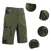cheap Men&#039;s Shorts, Tights &amp; Pants-Arsuxeo Men&#039;s Cycling MTB Shorts Bike Shorts Bike Shorts Baggy Shorts Relaxed Fit Mountain Bike MTB Road Bike Cycling Sports Breathable Quick Dry Waterproof Zipper Black / Orange Dark Blue+Black