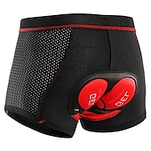 baratos Roupa interior masculina e Camada Base-Arsuxeo Homens Roupa interior de ciclismo Calções de bicicleta Shorts acolchoados 3D Moto Shorts Roupa Íntima Shorts acolchoados / camurça Modelagem Race Fit ideal para corrida Ciclismo de Montanha