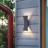 preiswerte Außenwandleuchten-2-Licht 24cm LED Außenwandleuchten Augenschutz Nordic Style Wandleuchten Wohnzimmer Esszimmer Aluminiumlegierung Wandleuchte 110-240V
