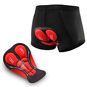 baratos Roupa interior masculina e Camada Base-Arsuxeo Homens Roupa interior de ciclismo Calções de bicicleta Shorts acolchoados 3D Moto Shorts Roupa Íntima Shorts acolchoados / camurça Modelagem Race Fit ideal para corrida Ciclismo de Montanha