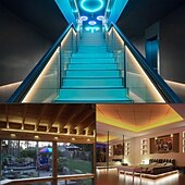זול פנסי פס עמיד למים-2 מטר 5 מטר 10מ&#039; סרטי תאורת LED גמישים 120 נוריות 5630 SMD 1set לבן חם RGB לבן עמיד במים מפלגה 220-240 V