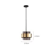 baratos Luzes da ilha-Pingente de luz led de 18 cm design único cilindro de estilo moderno de metal acabamentos pintados estilo nórdico moderno 220-240v