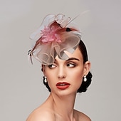 cheap Fascinators-Feather / Net Headbands / Fascinators Kentucky Derby Hat with 1 Piece Wedding / Party / Evening / Tea Party Headpiece