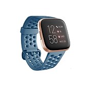 economico Cinturini per orologi Fitbit-Cinturino intelligente per Fitbit Versa 2 / Versa Lite / Versa SE / Versa Silicone Orologio intelligente Cinghia Soffice Traspirante Cinturino sportivo Sostituzione Polsino