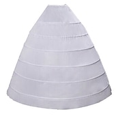 levne spodnička-Spodnička Klasická Lolita Rokoko Barroco Po kotníky Spodnička Pod sukní Krinolína Princeznovské Pro nevěstu Maškarní kostým Dámské Královský předvečer Všech svatých Karneval Svatební Párty Maturitn