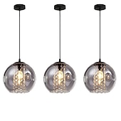 ieftine Lumini insulare-20 cm glob design design unic design pandantiv led metal stil vintage glob electroplacat vopsit finisaje vintage country 220-240v
