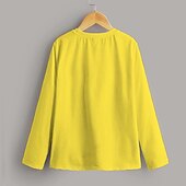 cheap Boy&#039;s 3D Animals-Boys Girls&#039; 3D Animal Cat T shirt Tee Long Sleeve 3D Print Fall Active Kids 4-12 Years Daily Wear Regular Fit