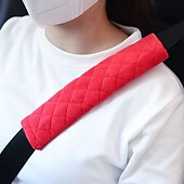 cheap Car Seat Covers-Soft for a More Comfortable Driving Compatible Seat Belt seat belt White  Black  Purple Wistiti Common For  Universal