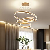 cheap Pendant Lights-60 cm Pendant Lantern Design Pendant Light LED Aluminum Brushed Modern 220-240V