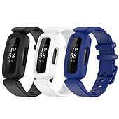 Недорогие Ремешки для часов Fitbit-ремешки для часов, совместимые с трекером fitbit ace 3 для детей, мягкие силиконовые ремешки для аксессуаров, замена ремешков для fitbit ace 3, (без трекера)