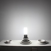 cheap LED Bi-pin Lights-10Pcs 4Pcs 1Pc G9 LED Bulb 4014 63SMD 3W bi-pin T3 JC Type AC/DC12-24V 30W Halogen Equivalent dimmable for Outdoor Landscape Lighting Deck Stair Step Path Lights