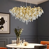 baratos Candeeiros de Lustre-Lustre de design de lanterna pendente de 60 cm com acabamento em metal pintado de 220-240v moderno
