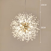 Χαμηλού Κόστους Σχέδιο Sputnik-40/50/55/60 εκ. led μενταγιόν φωτιστικό σπούτνικ σχέδιο υδρόγειο μεταλλικό μοντέρνο στυλ υδρόγειο floral στυλ επιμεταλλωμένο καλλιτεχνικό μοντέρνο 220-240v