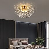 billige GCC Flushmounts og semi-flushmounts-54/55/56/58 cm fyrverkeridesign innfelt taklampe led metall moderne stil blomsterstil geometrisk galvanisert nordisk stil 220-240v