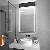 economico Luci per specchi-lightinthebox 1-luce 31/46/61cm applique da parete a led antiriflesso design opaco applique da parete per interni apparecchi in stile moderno luci della camera da letto del bagno 10w 16w 22w