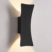 preiswerte Außenwandleuchten-2-Licht 24cm LED Außenwandleuchten Augenschutz Nordic Style Wandleuchten Wohnzimmer Esszimmer Aluminiumlegierung Wandleuchte 110-240V
