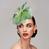 cheap Fascinators-Feather / Net Headbands / Fascinators Kentucky Derby Hat with 1 Piece Wedding / Party / Evening / Tea Party Headpiece