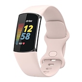 お買い得  Fitbitウォッチバンド-時計バンド のために Fitbit Charge 5 シリコーン 置換 ストラップ ソフト 高通気性 リストバンド