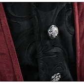 economico Cime-Retrò Vintage Punk &amp; Gotico Medievale Cappotto Frac Principe Nobile Jacquard Costume Per uomo Reale Stile Steampunk Mascherata Feste Adulti Cappotto