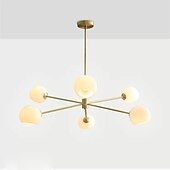 baratos Estilo Sputnik-95 cm pingente sputnik design led luzes de montagem embutida led metal galvanizado acabamentos pintados modernos 220-240v