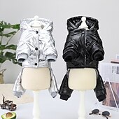 ieftine paltoane-Câini Pisici Haine Σακάκι Modă Casual Iarnă Impermeabil Respirabil Απαλό Lavabil Comfortabil Casul / Zilnic Îmbrăcăminte pentru câini for Bichon Frise Pomeran un Animalut Fluture Small