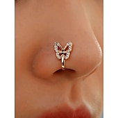 levne Trendy šperky-Dámské Tělové ozdoby 1.3 cm Nosní kroužek / Nosní dírka / Piercing do nosu Růžové zlato Geometrický korejština / Sladký Slitina Kostýmní šperky Pro Párty / Festival Letní